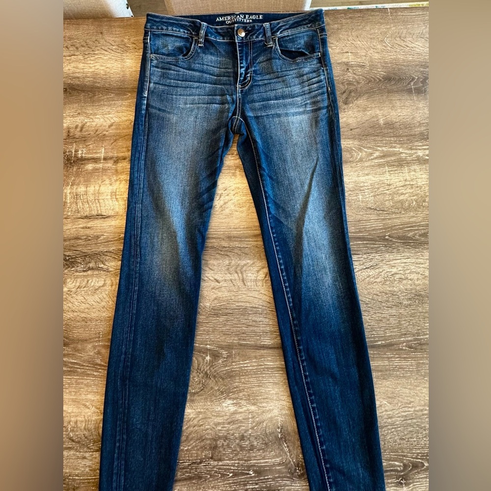 American Eagle Super Low-Rise Jeggings-14R-In Like New Condition